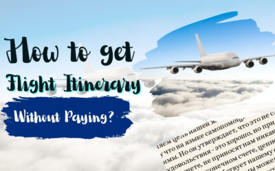 How to get a flight itinerary without paying? Detailed instructions from A-Z