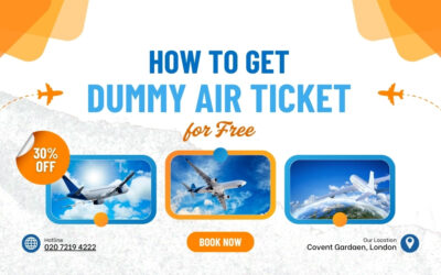 How to get dummy air ticket for free? A step-by-step guide