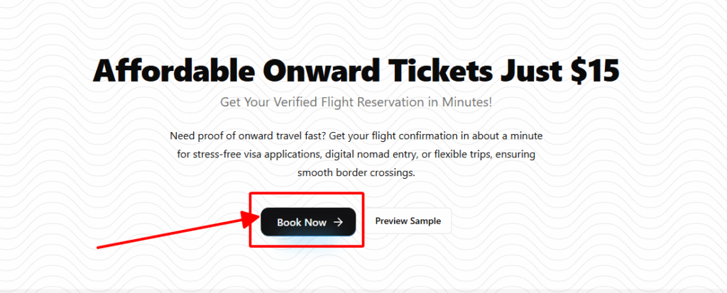 How to get dummy air ticket for free