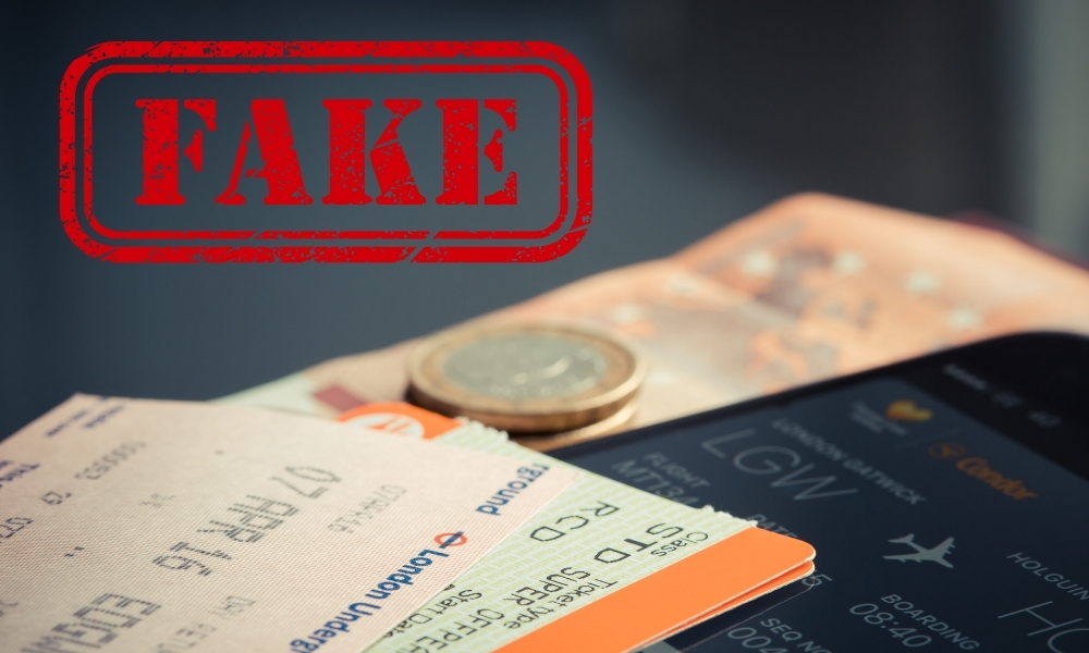 Easy ways to make your own fake flight ticket