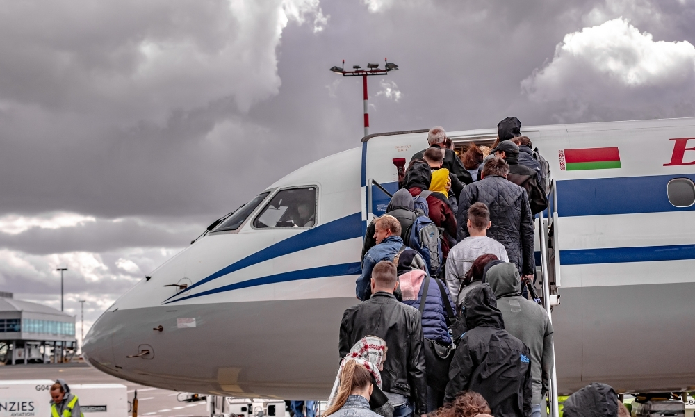 What is the purpose of an onward ticket?