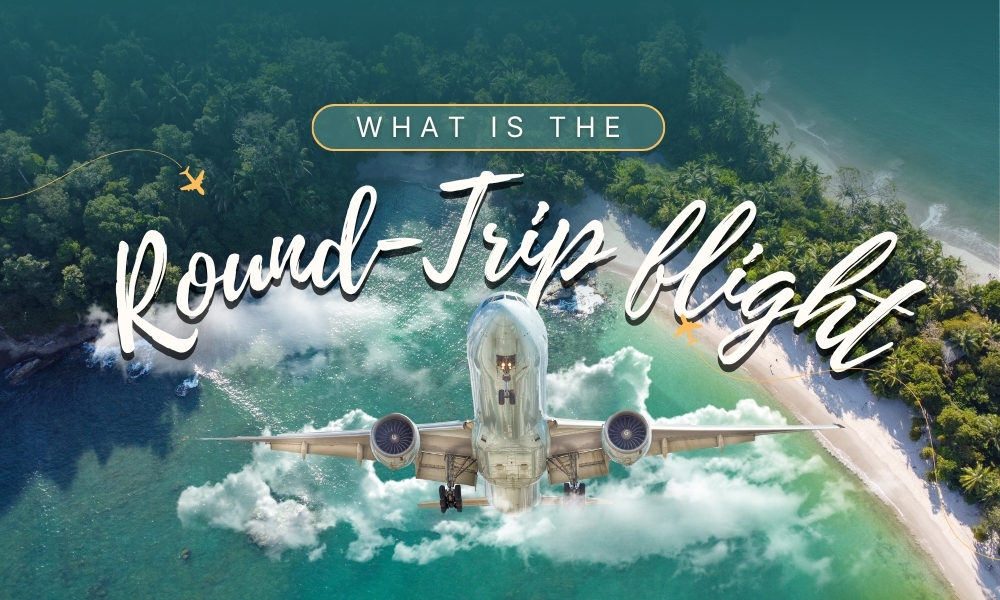 What is a round-trip flight? Distinguish one-way vs. round-trip flights