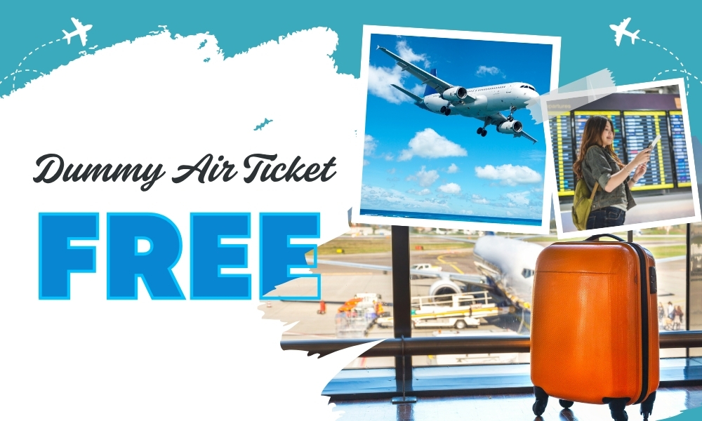 How to Get a Dummy Air Ticket for Free
