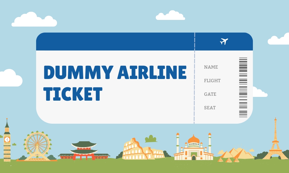 Dummy Airline Ticket Generator: Free & Instant