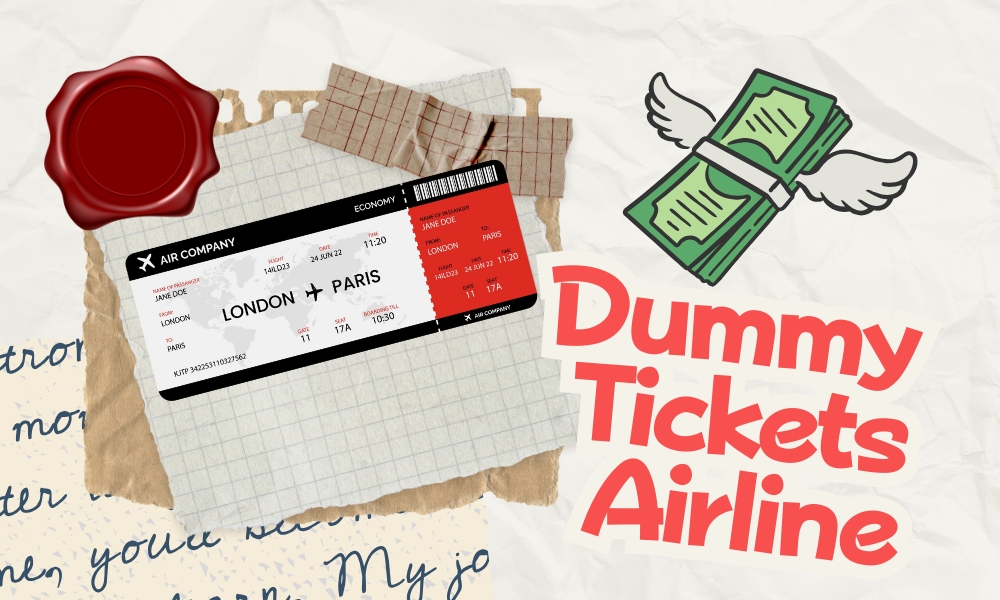 Get dummy tickets airline for FREE, Valid, fast