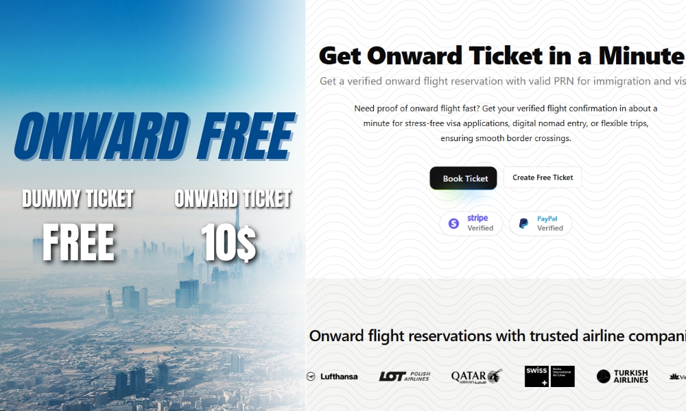 Get dummy tickets airline for FREE, Valid, fast