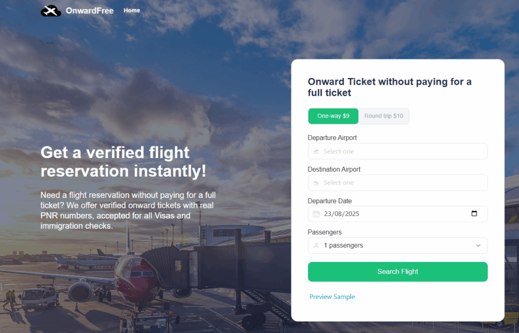 Best fake flight ticket booking services