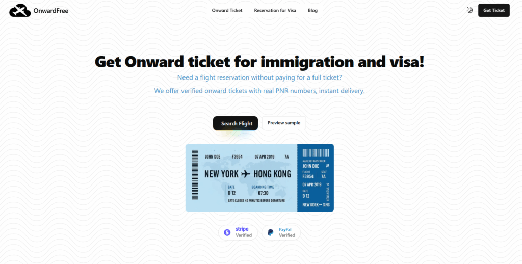 Best fake flight ticket booking services