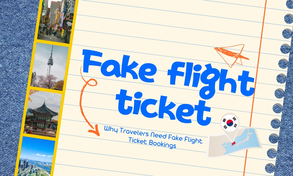 Best fake flight ticket booking services