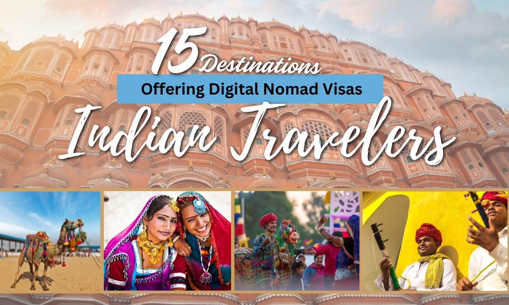 15 Destinations Offering Digital Nomad Visas for Indian