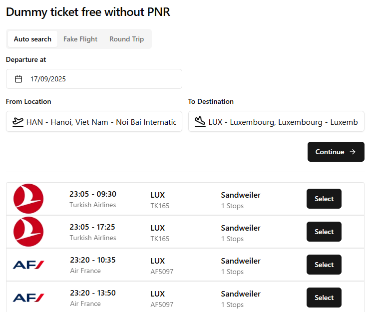 Dummy Flight Booking: Secure Valid Dummy Tickets Free