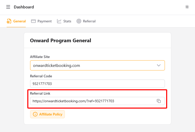 OnwardFree Affiliate Program