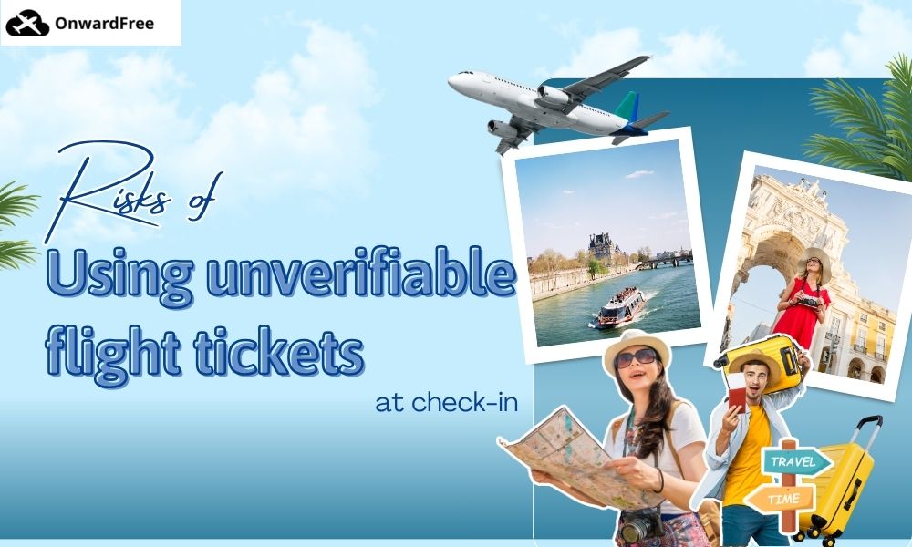 Risks of using unverifiable flight tickets at check-in